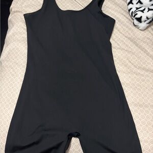 Girlfriend Collective Black Sleeveless Jumpsuit